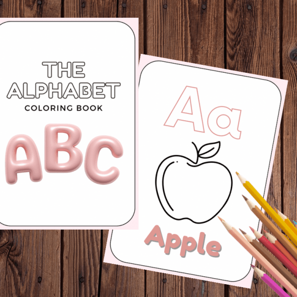 The Alphabet Coloring&nbsp;Pages