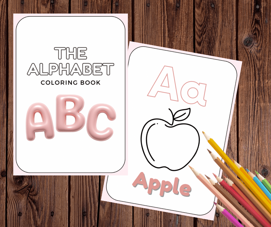 The Alphabet Coloring&nbsp;Pages